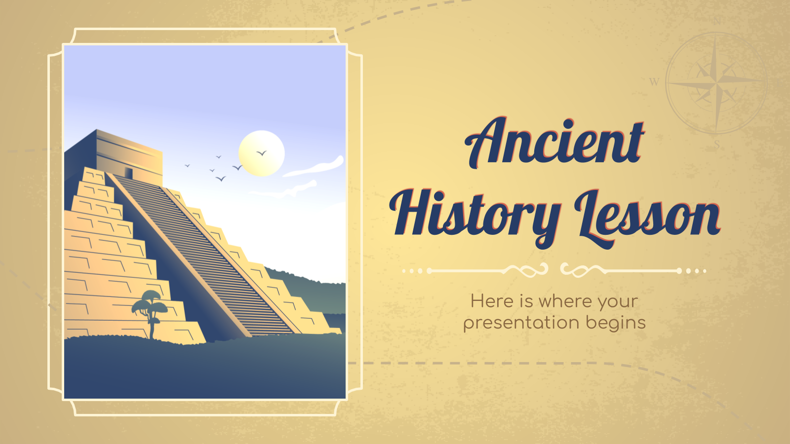 古代历史课PowerPoint模板